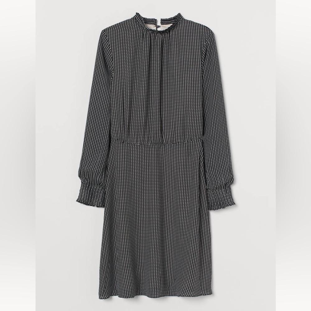 Pleated-Collar Dress
